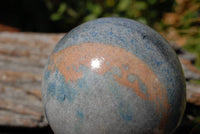 Polished Blue Spotted Spinel Spheres x 2 From Ambatofinadrahana, Madagascar - TopRock