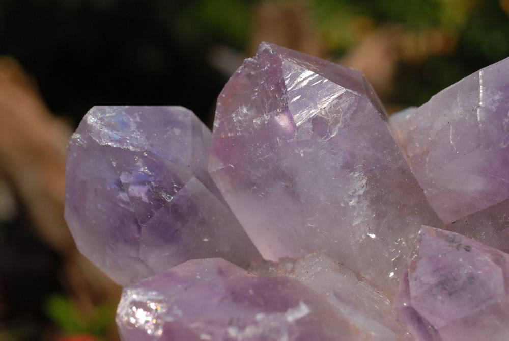 Natural Medium Sized Amethyst Clusters x 2 From Mumbwe, Zambia - TopRock