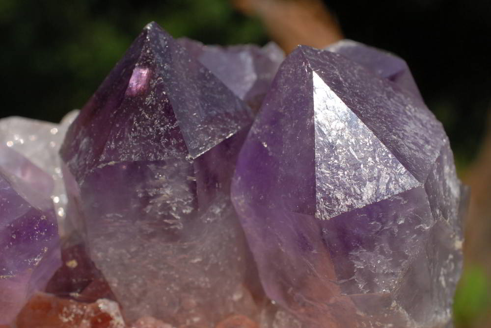 Natural Medium Sized Amethyst Clusters x 2 From Mumbwe, Zambia - TopRock