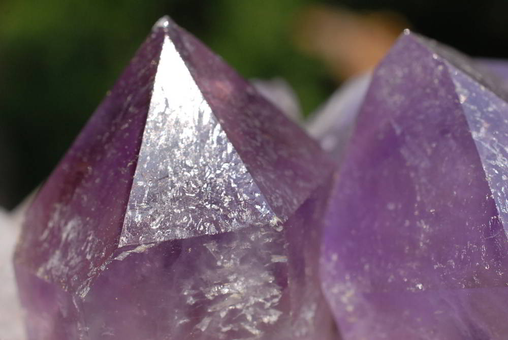 Natural Medium Sized Amethyst Clusters x 2 From Mumbwe, Zambia - TopRock