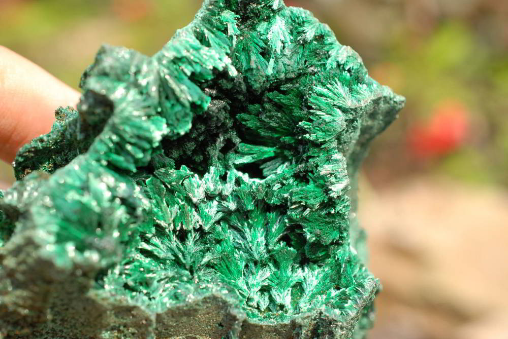 Natural Malachite Specimens x 6 From Kasompe, Congo - TopRock