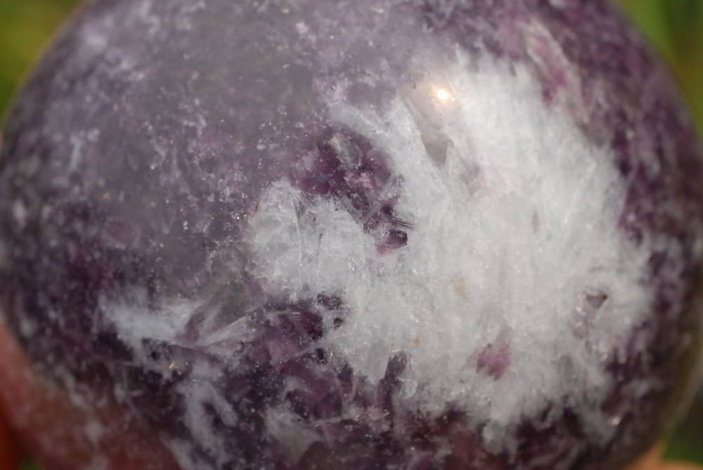 Polished Lepidolite With Pink Tourmaline Spheres x 4 From Madagascar - TopRock