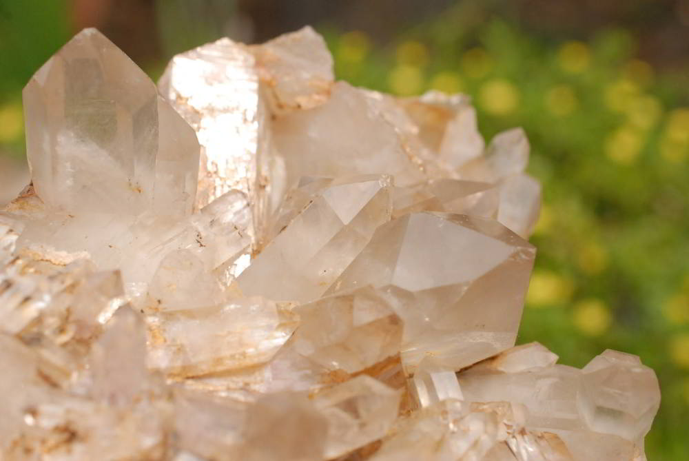 Natural Hematoid Quartz Clusters x 2 With Shaped Bases x 3 From Karoi, Zimbabwe - TopRock