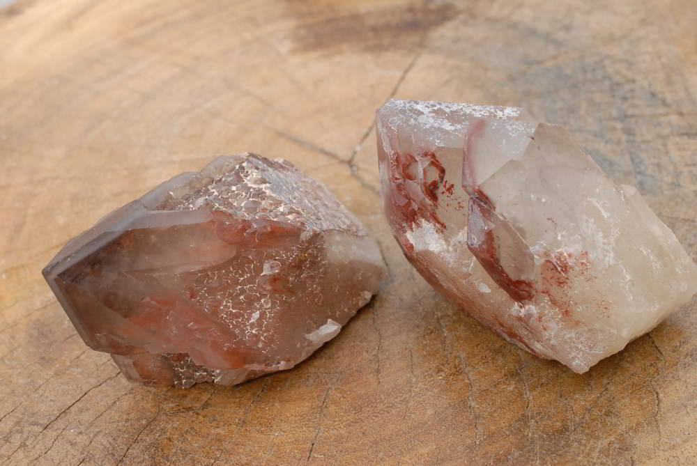 Natural Red Hematoid Quartz Clusters x 6 From Karoi, Zimbabwe - TopRock