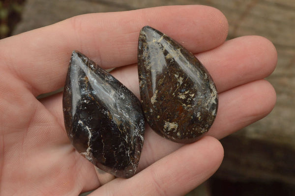 Polished Rare Pietersite Jewellery Free Forms x 6 From Outjo, Namibia - TopRock