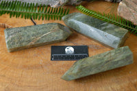 Polished Banded Green Fuchsite Crystal Points x 3 From Madagascar - TopRock