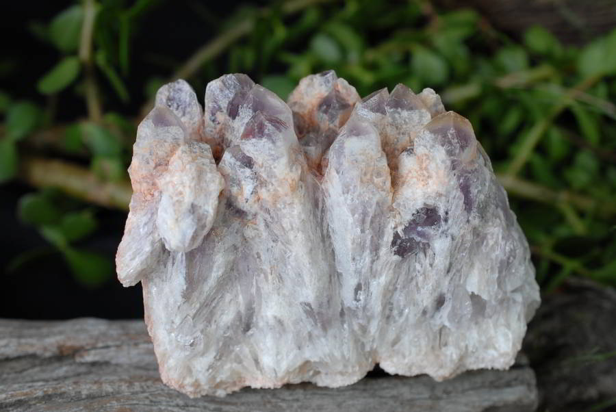 Natural Sugar Amethyst Quartz Clusters x 3 From Zambia - TopRock