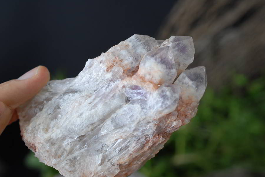 Natural Sugar Amethyst Quartz Clusters x 3 From Zambia - TopRock