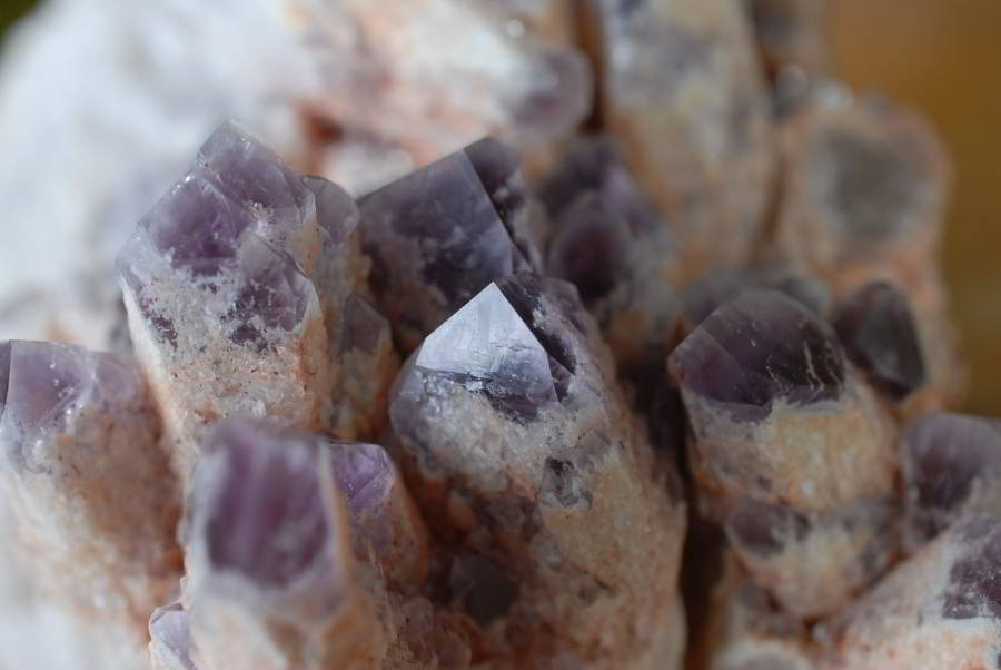 Natural Sugar Amethyst Quartz Clusters x 3 From Zambia - TopRock