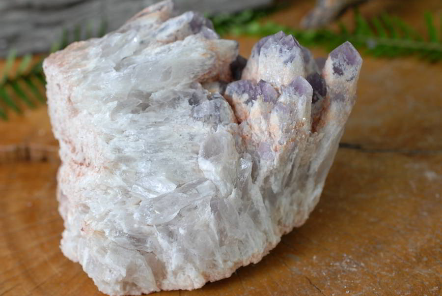 Natural Sugar Amethyst Quartz Clusters x 3 From Zambia - TopRock