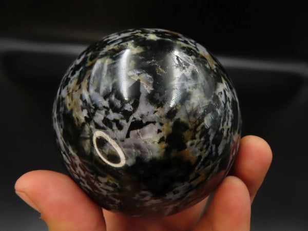 Polished Merlinite Gabbro Spheres x 2 From Madagascar - TopRock