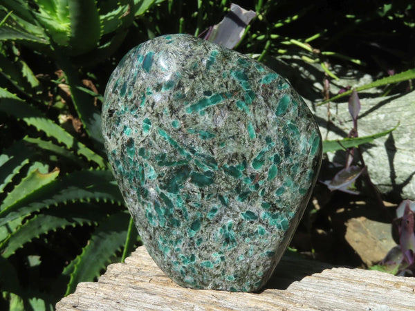 Polished Emeralds In Matrix Standing Free Form x 1 From Sandawana, Zimbabwe - TopRock