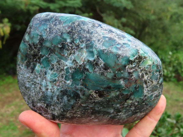 Polished Emeralds in Matrix Standing Free Form x 1 From Zimbabwe - TopRock
