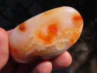 Polished Lovely Contrasting Carnelian Gallets x 12 From Madagascar - TopRock