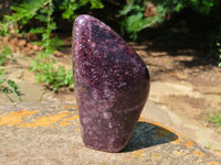 Polished Lepidolite Free Forms x 3 From Zimbabwe - TopRock