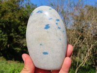 Polished Blue Spotted Spinel Standing Free Forms x 3 From Madagascar - TopRock