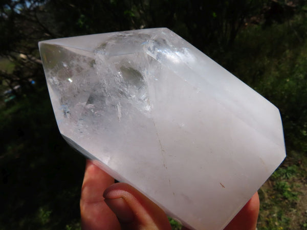 Polished Quartz Crystal Points x 2 From Madagascar - TopRock