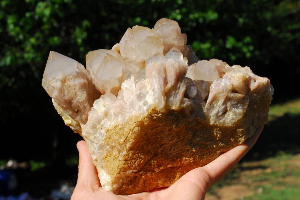 Natural Cascading White Phantom Smokey Quartz Classic Cluster x 1 From Lwena, Congo - TopRock
