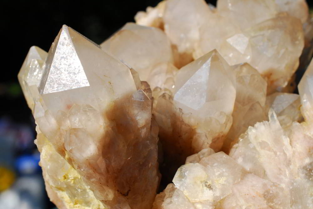 Natural Cascading White Phantom Smokey Quartz Classic Cluster x 1 From Lwena, Congo - TopRock