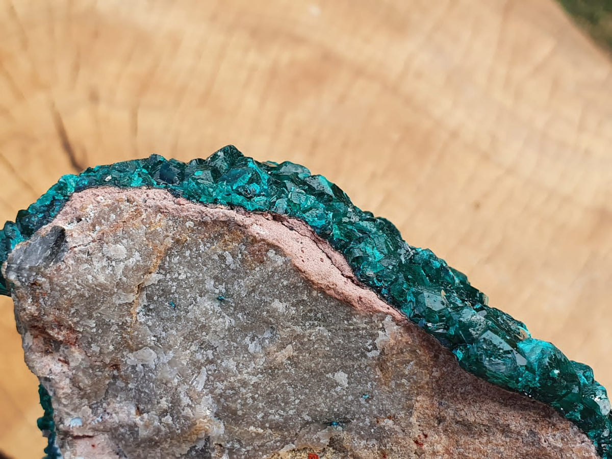 Natural XXL Classic Museum Class Specimen. Stands Nicely On Dolomite Base With 2 Sides Cover With Emerald Green Crystals x 1 From Tantara, Congo - TopRock