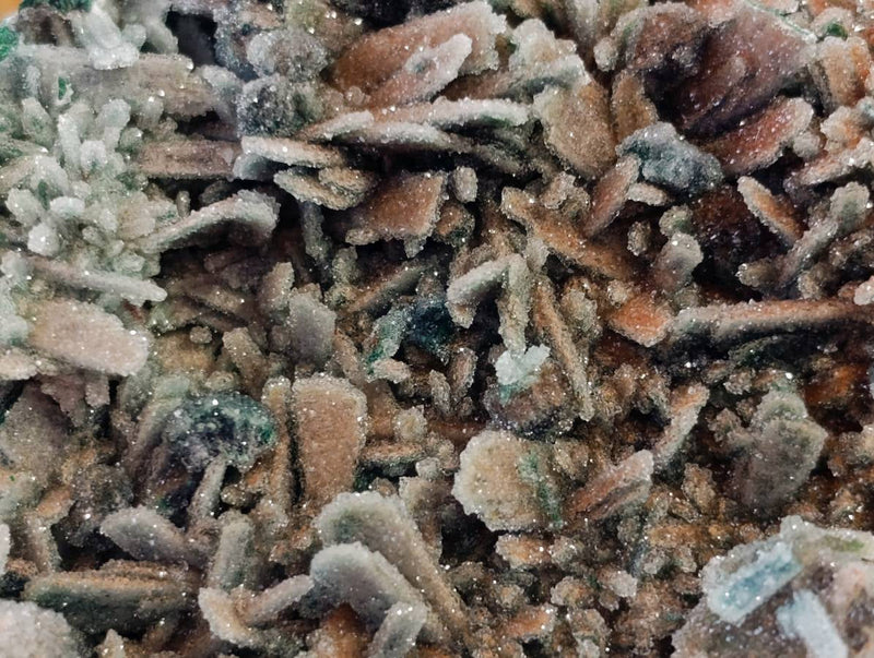 BLADED DRUSY MALACHITE