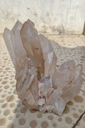 (+12 WEEKS!) Polished Large Clear and Smokey Quartz Cluster x 1 From Ambatofinandrahana, Madagascar