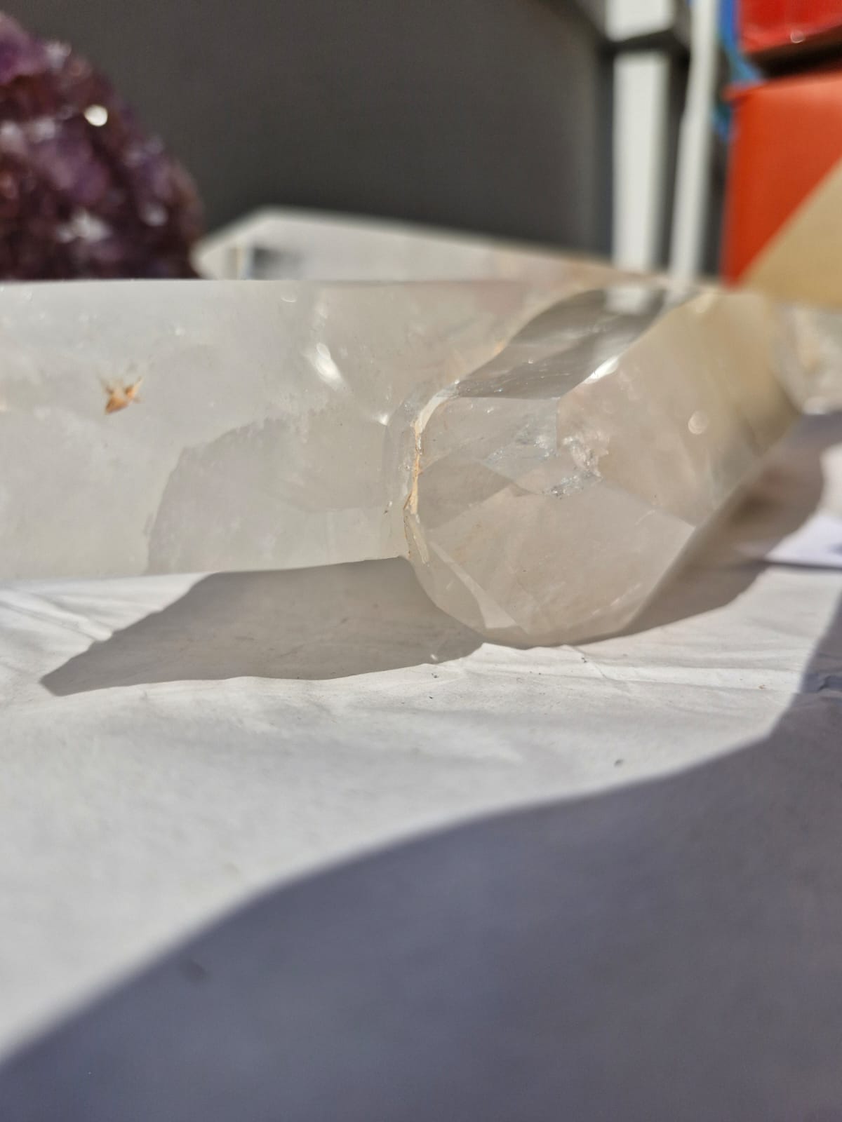 (+12 WEEKS!) Polished XL Clear Quartz Cluster x 1 From Ambatofinandrahana, Madagascar