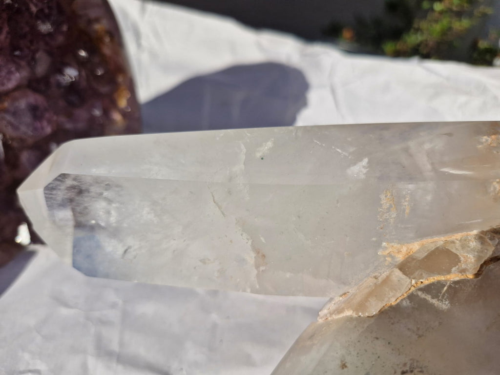 (+12 WEEKS!) Polished XL Clear Quartz Cluster x 1 From Ambatofinandrahana, Madagascar