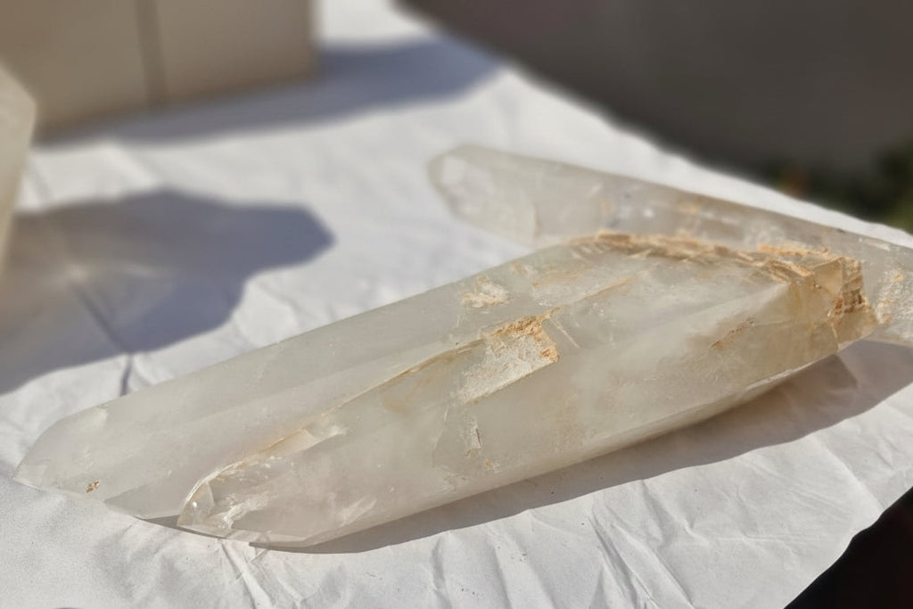 (+12 WEEKS!) Polished XL Clear Quartz Cluster x 1 From Ambatofinandrahana, Madagascar