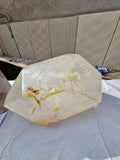 (+12 WEEKS!) Polished XL Double Terminated Quartz Crystal x 1 From Ambatondrazaka, Madagascar