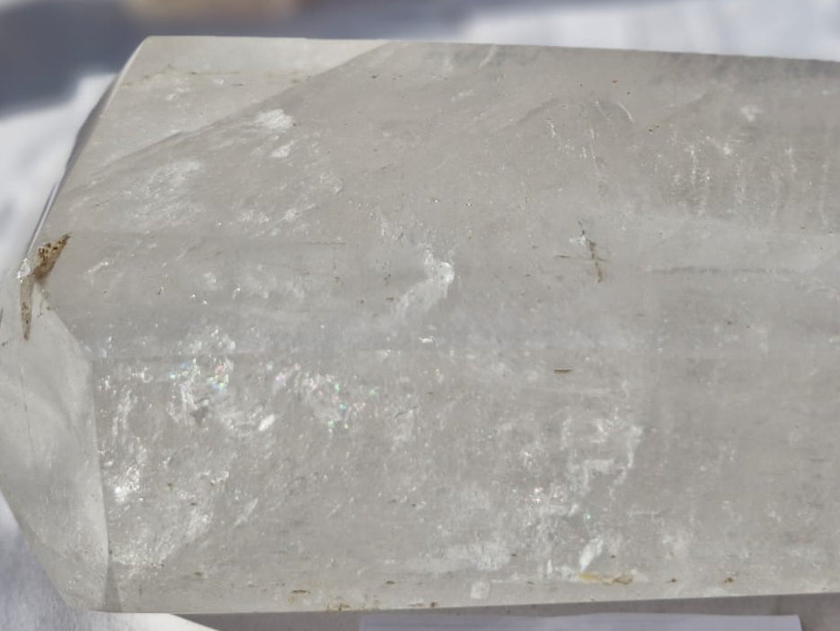 (+12 WEEKS!) Polished Large Double Terminated Clear Quartz Crystal x 1 From Ambatondrazaka, Madagascar