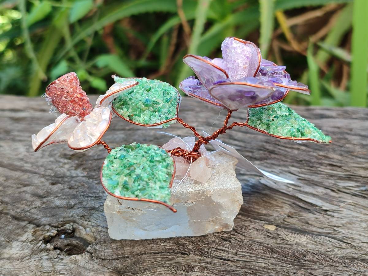 Hand Made Gemstone Double Rose Large - Sold Per Piece - From South Africa - Toprock Gemstones and Minerals 