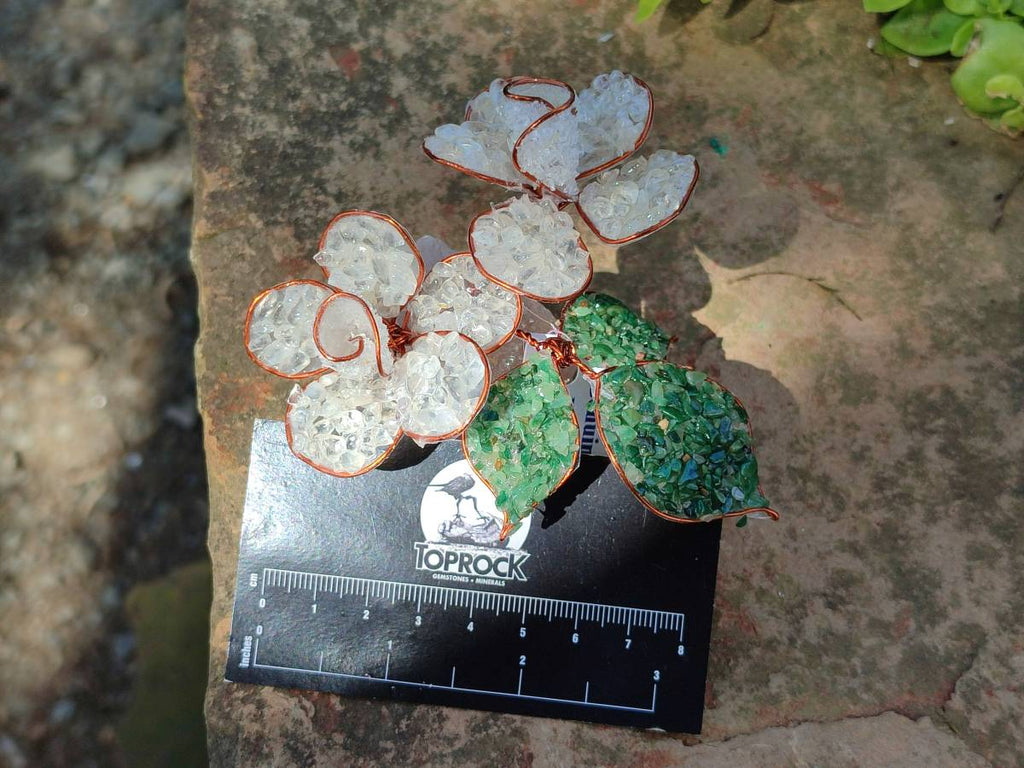 Hand Made Gemstone Double Rose Medium - Sold Per Piece - From South Africa - Toprock Gemstones and Minerals 