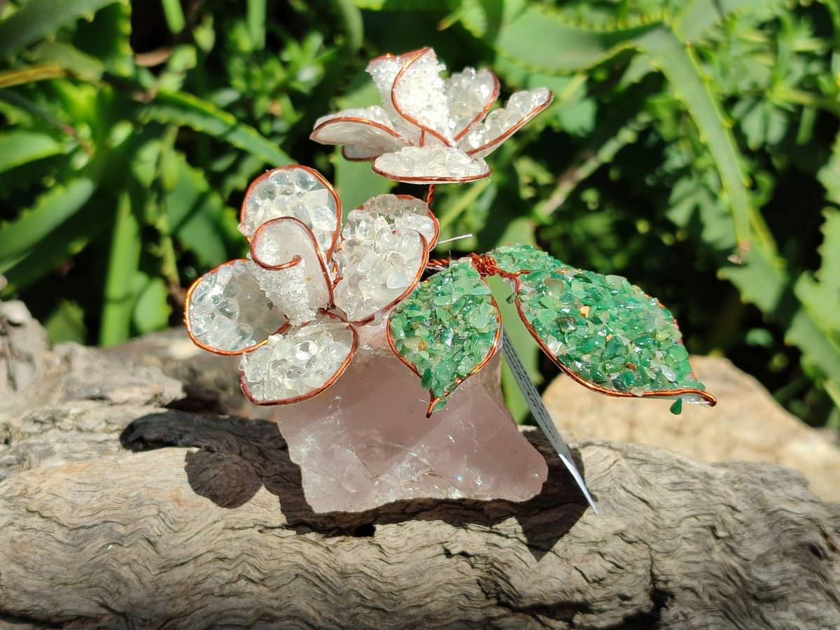 Hand Made Gemstone Double Rose Medium - Sold Per Piece - From South Africa - Toprock Gemstones and Minerals 