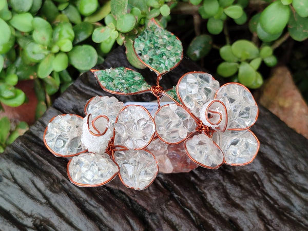Hand Made Gemstone Double Rose Medium - Sold Per Piece - From South Africa