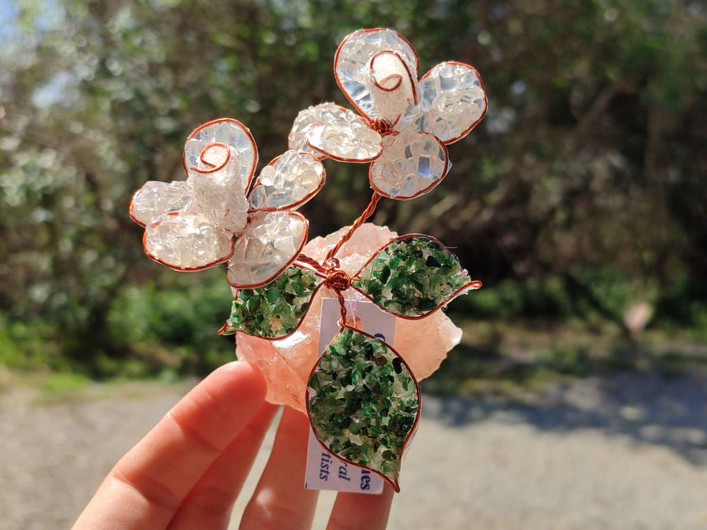 Hand Made Gemstone Double Rose Medium - Sold Per Piece - From South Africa - Toprock Gemstones and Minerals 