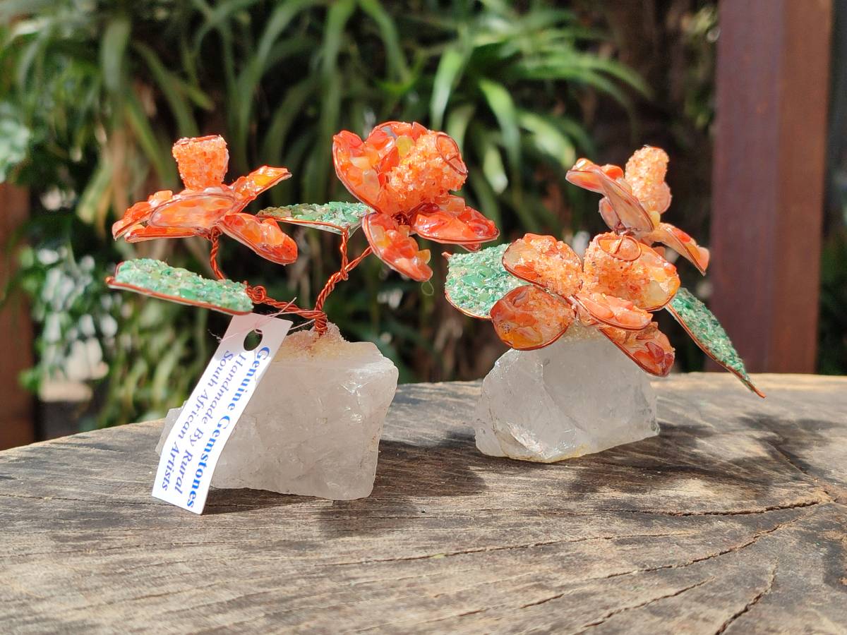 Hand Made Gemstone Double Rose Large - Sold Per Piece - From South Africa - Toprock Gemstones and Minerals 