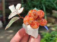 Hand Made Gemstone Double Rose Small - Sold Per Piece - From South Africa