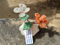 Hand Made Gemstone Double Rose Small - Sold Per Piece - From South Africa