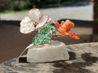 Hand Made Gemstone Double Rose Small - Sold Per Piece - From South Africa