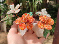 Hand Made Gemstone Double Rose Small - Sold Per Piece - From South Africa