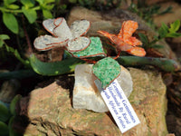 Hand Made Gemstone Double Rose Small - Sold Per Piece - From South Africa