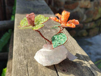 Hand Made Gemstone Double Rose Medium - Sold Per Piece - From South Africa