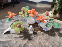 Hand Made Gemstone Double Rose Medium - Sold Per Piece - From South Africa
