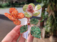 Hand Made Gemstone Double Rose Medium - Sold Per Piece - From South Africa