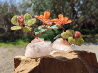 Hand Made Gemstone Double Rose Medium - Sold Per Piece - From South Africa