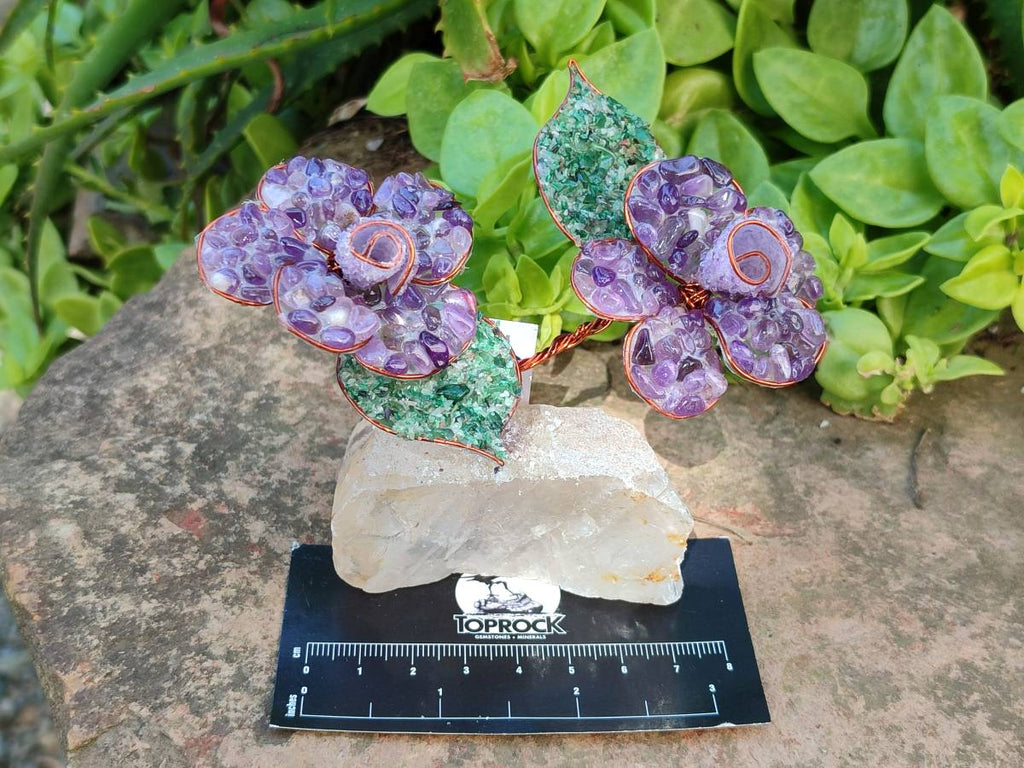 Hand Made Gemstone Double Rose Medium - Sold Per Piece - From South Africa - Toprock Gemstones and Minerals 