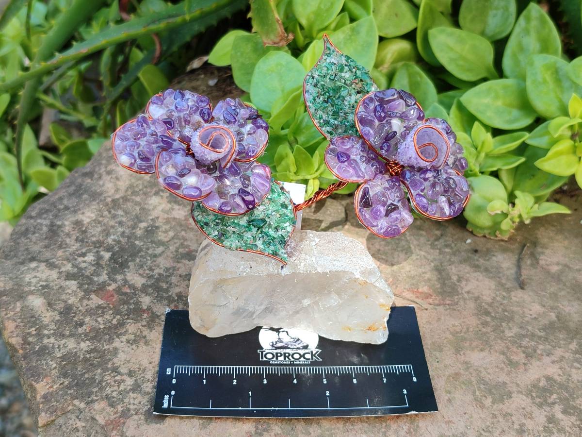 Hand Made Gemstone Double Rose Medium - Sold Per Piece - From South Africa - Toprock Gemstones and Minerals 