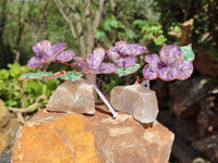 Hand Made Gemstone Double Rose Medium - Sold Per Piece - From South Africa