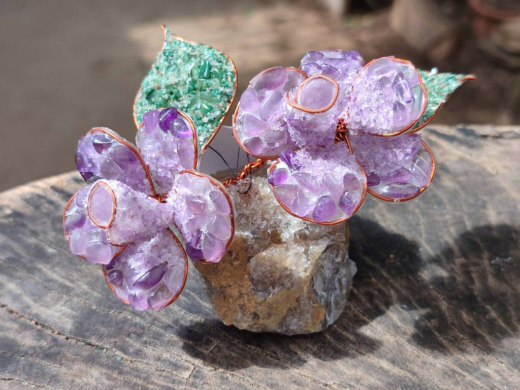 Hand Made Gemstone Double Rose Medium - Sold Per Piece - From South Africa - Toprock Gemstones and Minerals 